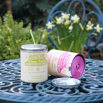 Nutscene Iconic Tin Of Pink Garden Twine - Norman & Vera Garden Emporium