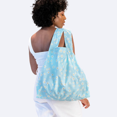 Kind Bag Daisy Blue Medium Recycled Bag - Norman & Vera Garden Emporium