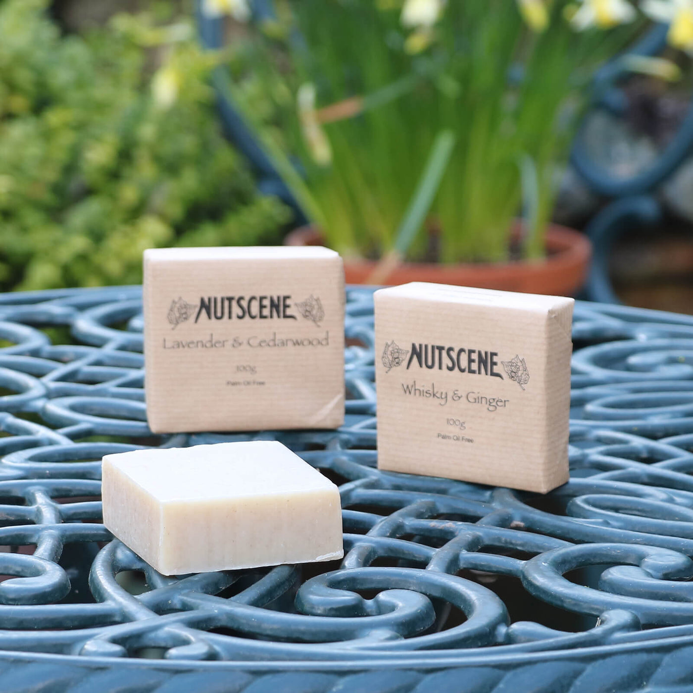 Nutscene Handmade Natural Soap Whisky & Ginger - Norman & Vera Garden Emporium