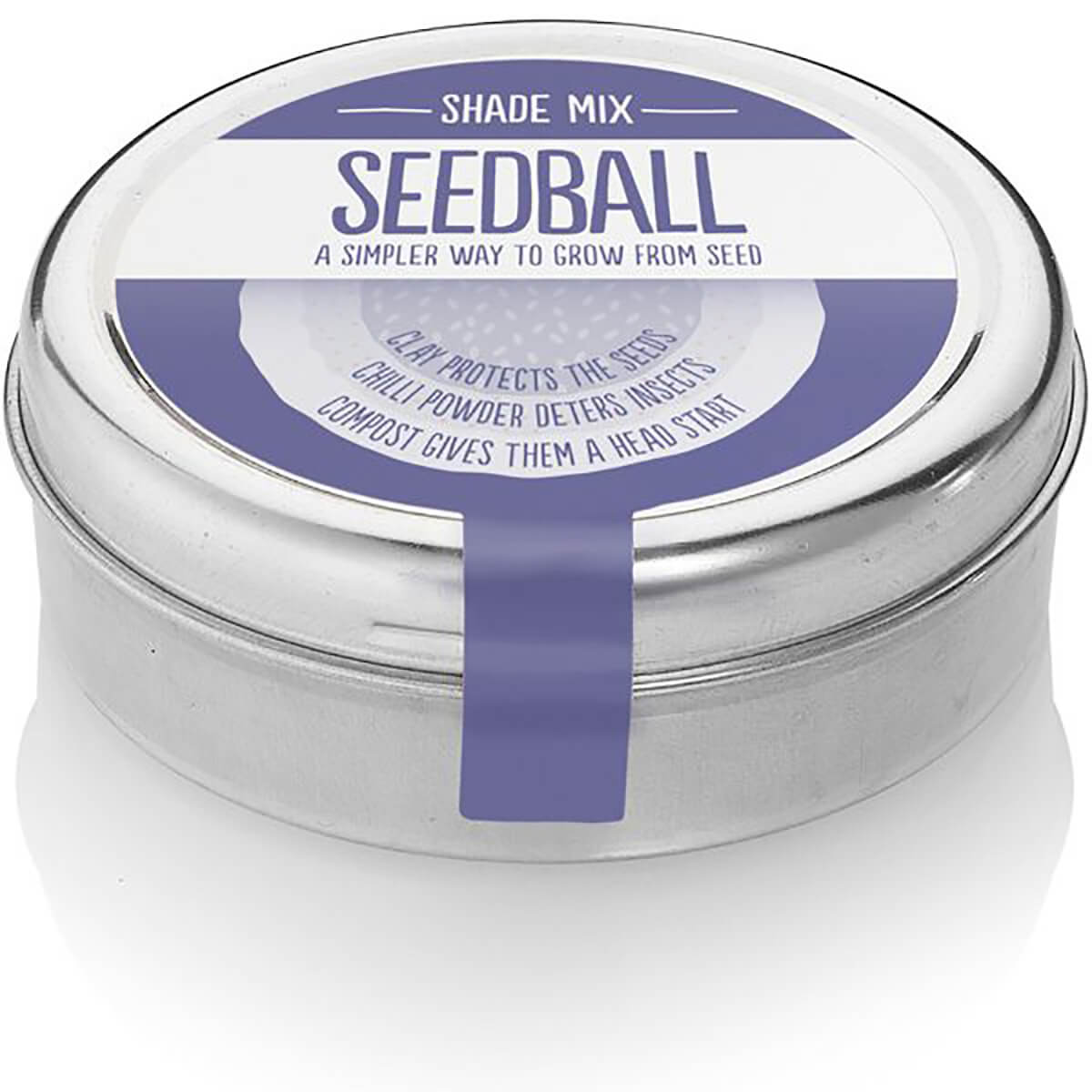 Seedball Shade Mix Seed Tin - Norman & Vera Garden Emporium