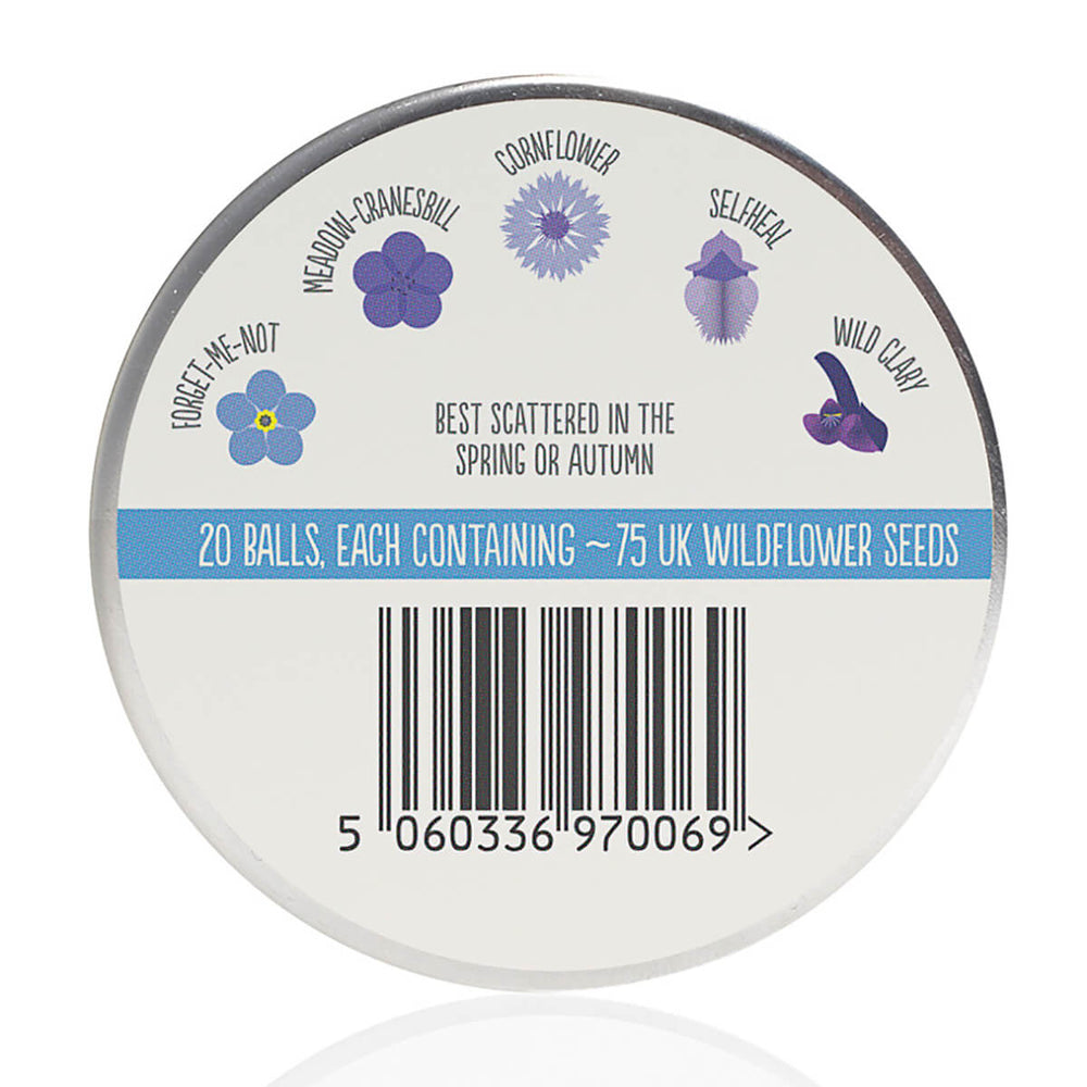 Seedball Sky Meadow Wildflower Seed Tin - Norman & Vera Garden Emporium