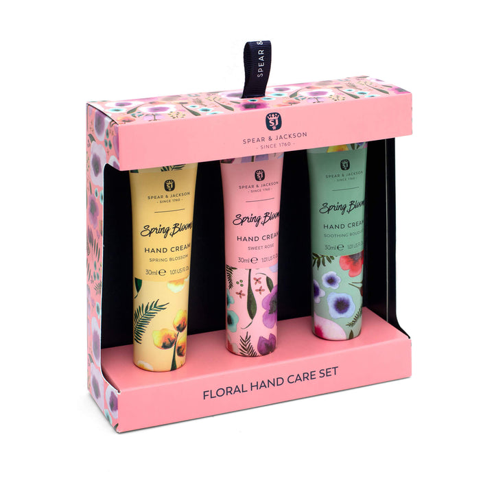 Spear & Jackson Spring Blooms Hand Cream Trio Gift Set