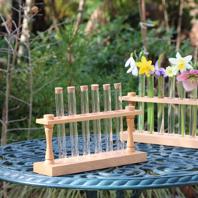 Norman & Vera Test Tube Flower Specimen Rack - Norman & Vera Garden Emporium